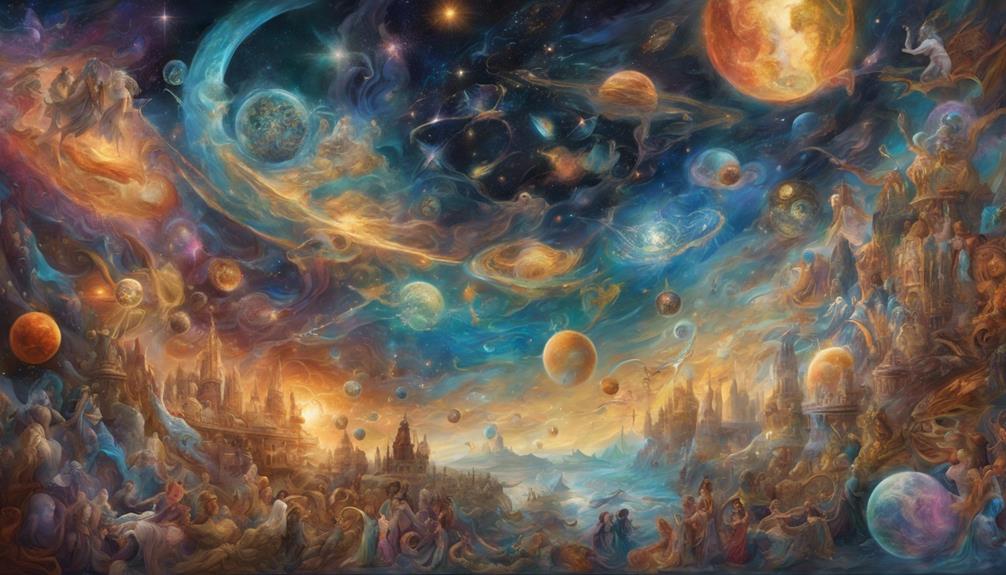 artistic interpretation of the universe