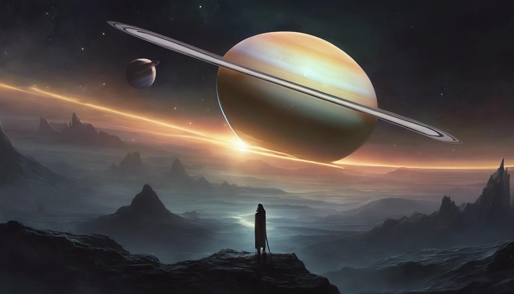 distanza orbitale di saturno