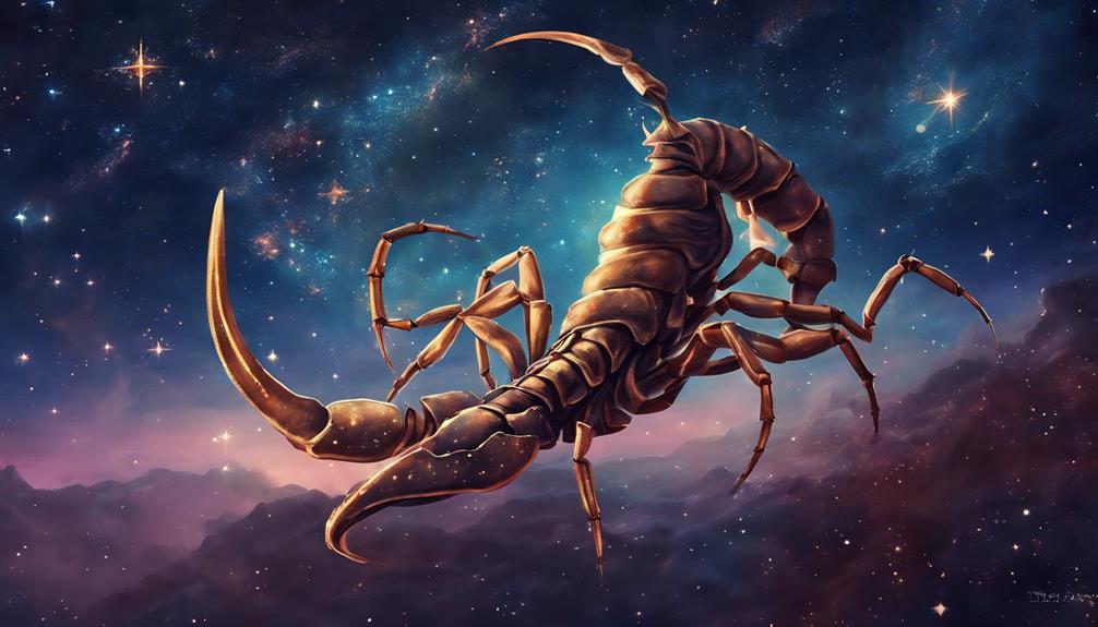 scorpio the scorpion in stars