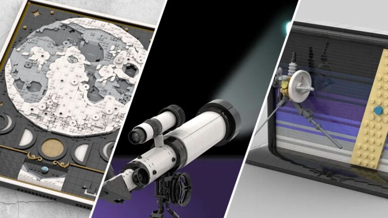 Le Proposte Lego Ideas: Lunar Landscape, Space Telescope e Voyager 1 devono diventare set reali!