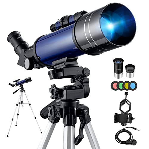 Recensione Telescopio Astronomico 400/70: Regalo Perfetto per Bambini e Adulti, Completo di Adattatore Telefonico e Zaino!