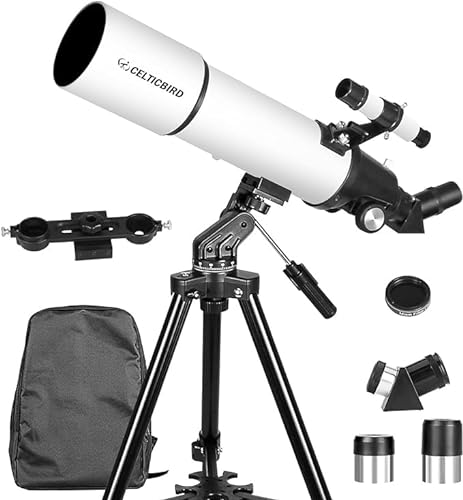 Recensione Telescopio CELTICBIRD 80 mm: ottimo per astronomi principianti e viaggiatori, dotato di zaino e filtro lunare!