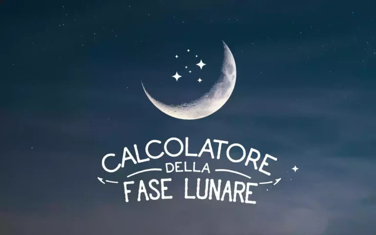 Calcolatore della Fase Lunare