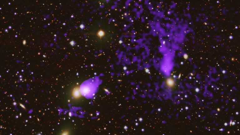 Scoperta Sensazionale: Il Telescopio X di Chandra della NASA Rivela Flussi di Gas in un Lontano Cluster Galattico!