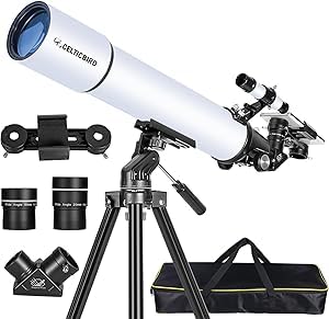 Recensione Telescopio Celticbird 80AZ: il compagno perfetto per principianti appassionati di astronomia, potente e portatile!