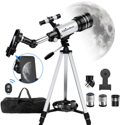 Recensione Telescopio Astronomico 70mm: ideale per bambini e principianti, portabile con adattatore per smartphone e treppiede incluso.