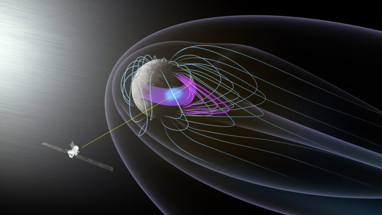 Scoperto il paesaggio magnetico di Mercurio in 30 minuti!