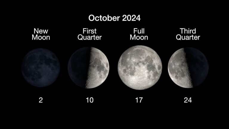 Qual è la fase lunare di oggi? Scopri le fasi della Luna nel 2024!