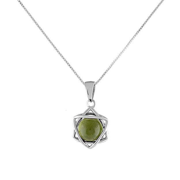 Pendente in moldavite