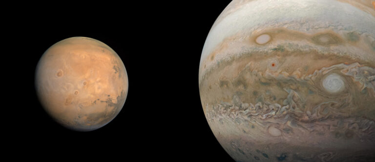 Confronto tra Marte e Giove: Differenze e Somiglianze