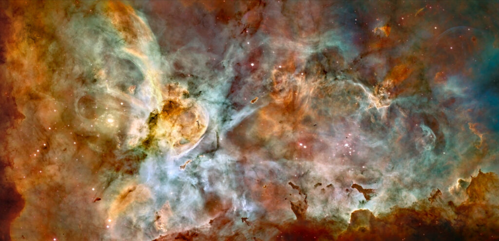 Mappa della Nebulosa Carina