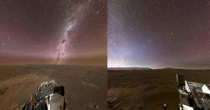 Cielo notturno di Marte